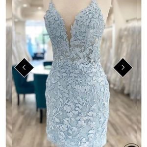 Dresself Baby Blue Homecoming Dress NWOT